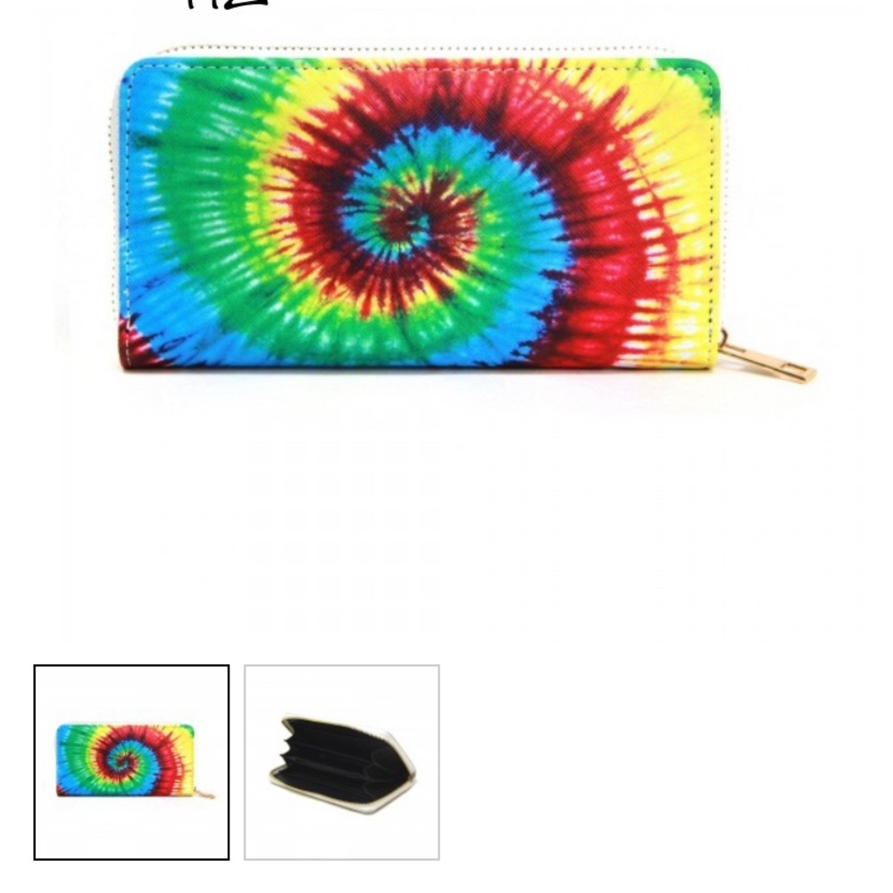 Tie Dye Flat lay wallet